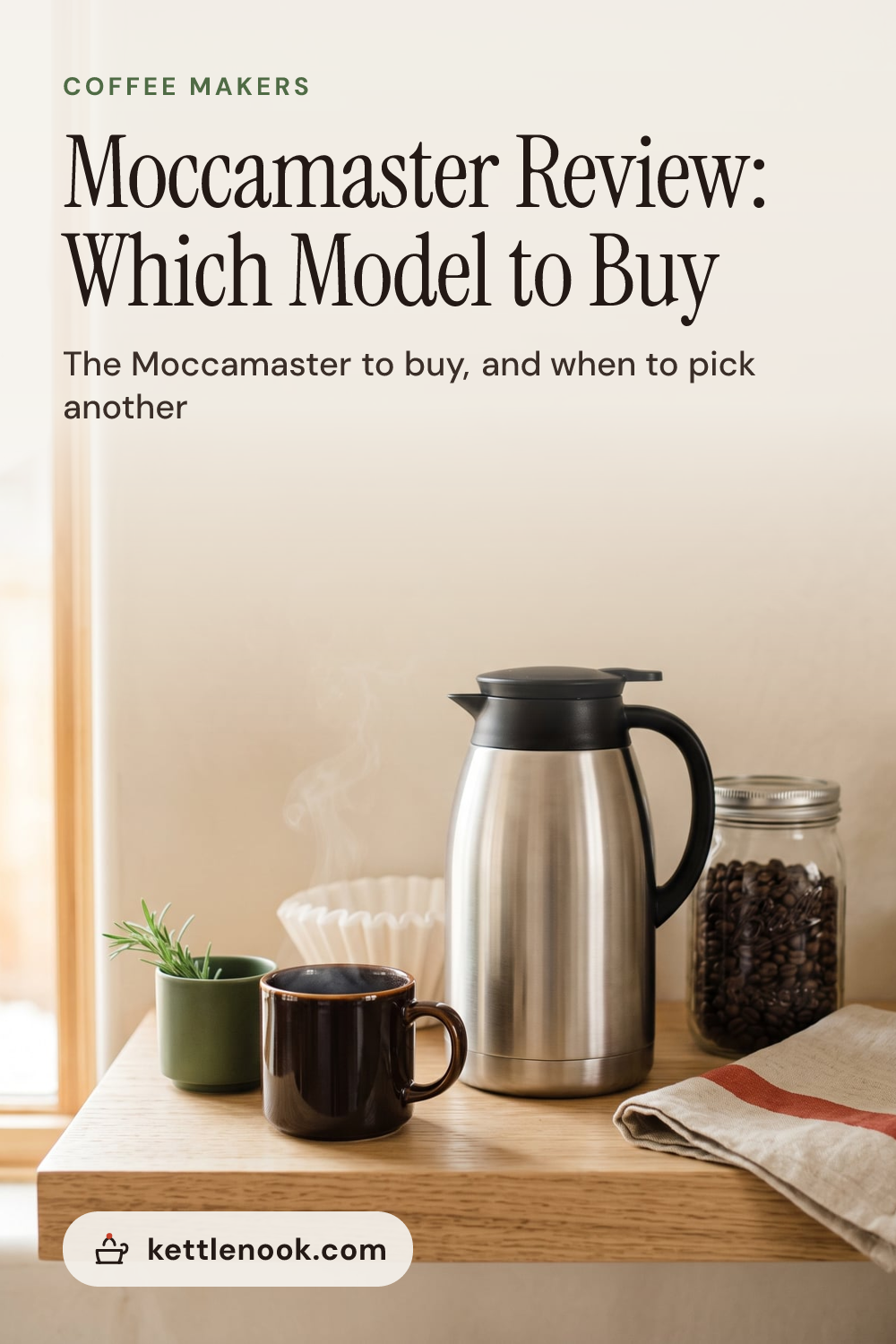 Pinterest pin for Moccamaster Review: Which Model to Buy