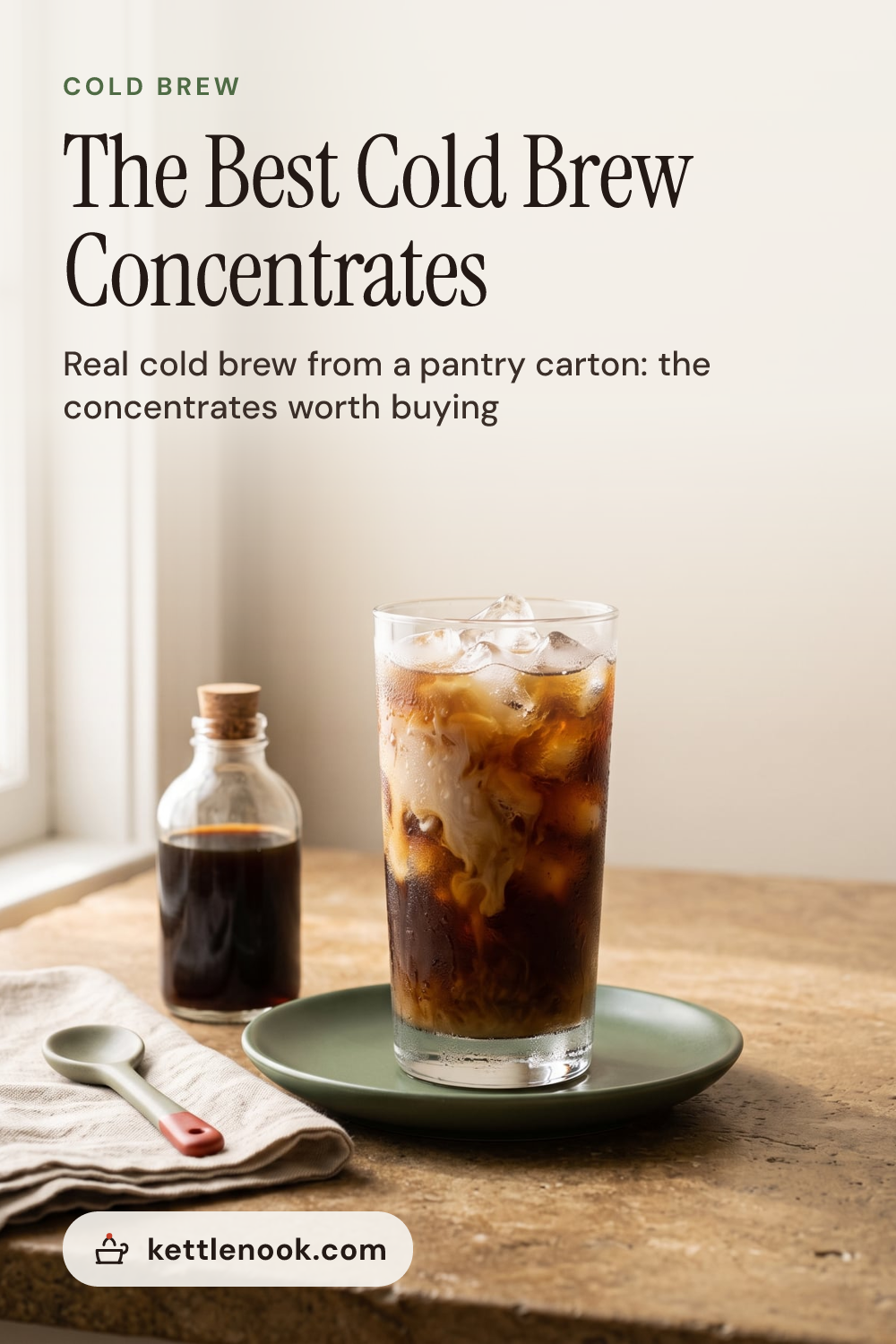 Pinterest pin for The Best Cold Brew Concentrates