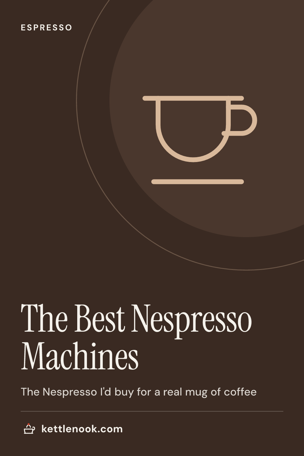 Pinterest pin for The Best Nespresso Machines