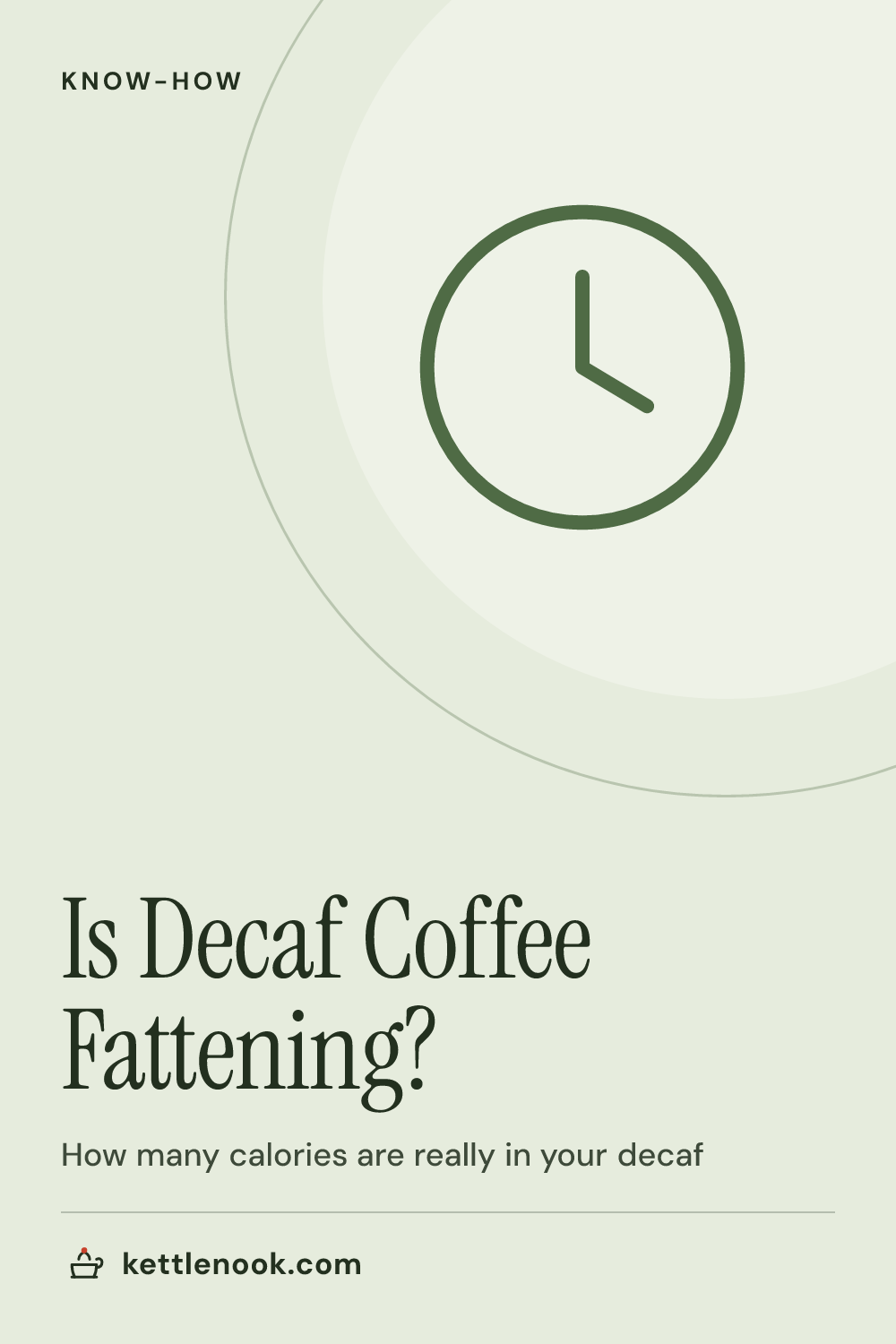 Pinterest pin for Is Decaf Coffee Fattening?