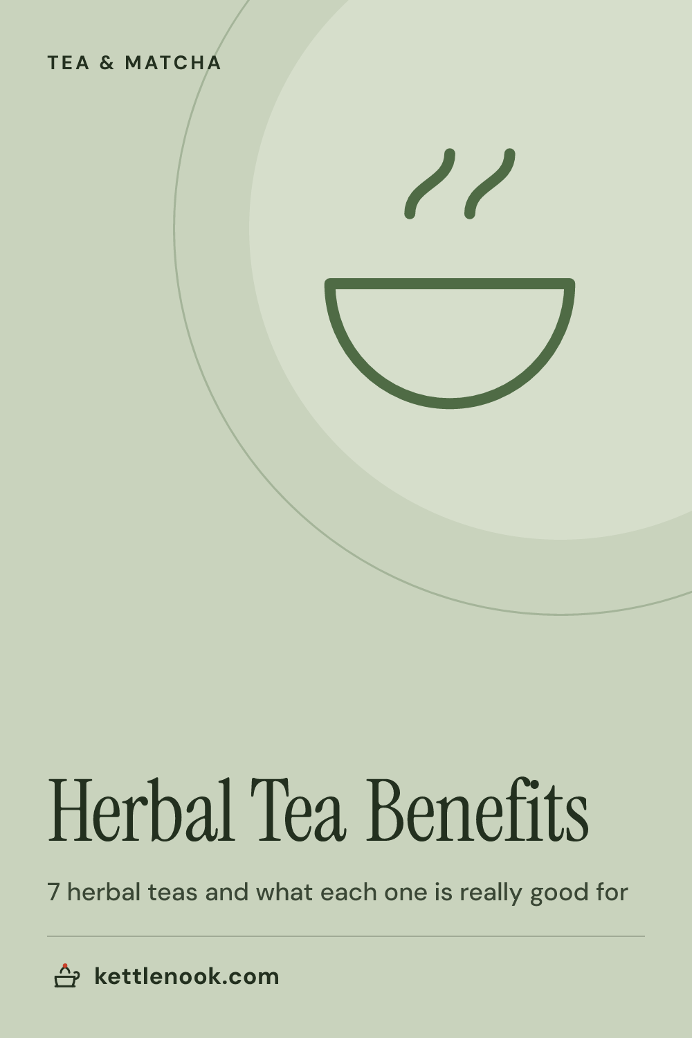 Pinterest pin for Herbal Tea Benefits