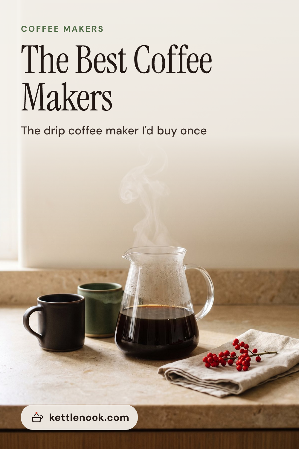 Pinterest pin for The Best Coffee Makers