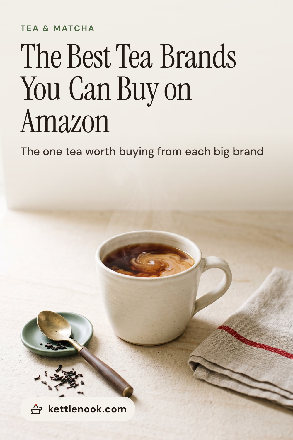 Pinterest pin for The Best Tea Brands You Can Buy on Amazon